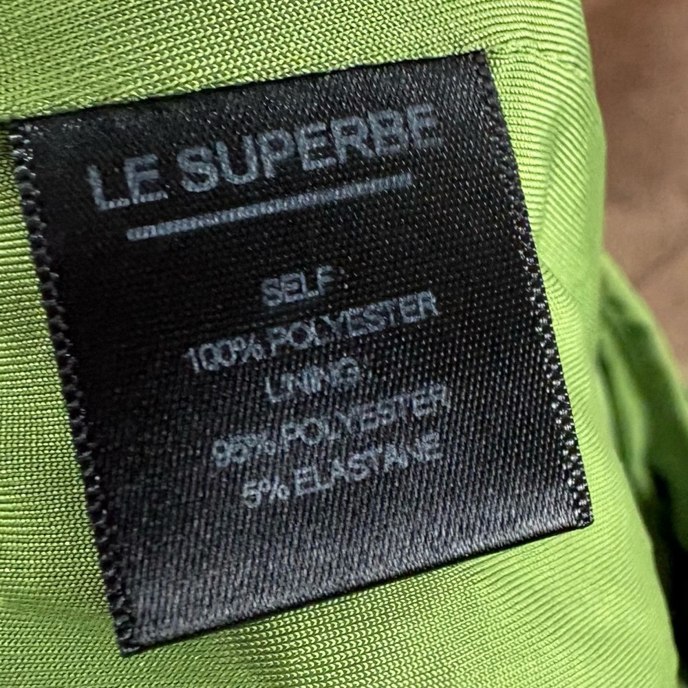 NEW La Superbe Liza Rattlers Green Sequin Pencil Skirt - Picture 11 of 12